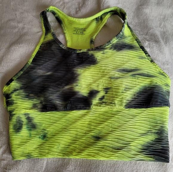 Other - Neon Black Sports Bra